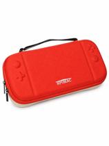 Estojo de transporte HPOMAC Nintendo Switch 2 Slim vermelho em EVA