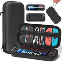 Estojo de transporte Kammkonb Switch 2 para Nintendo Switch 2 preto Estojo de transporte Kammkonb Switch 2 para Nintendo Switch 2 preto