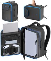 Estojo de Transporte LVVIL para PS5 Slim Pro com Bolso para Notebook