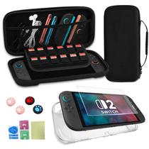 Estojo de transporte Nintendo Switch 2 Hard Shell + Acessórios Estojo de transporte Nintendo Switch 2 Hard Shell + Acessórios