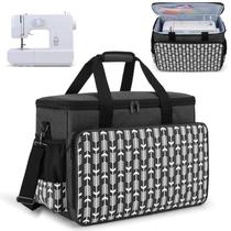 Estojo de transporte para máquina de costura Yarwo 43x24x31cm de espessura Estojo de transporte para máquina de costura Yarwo 43x24x31cm de espessura