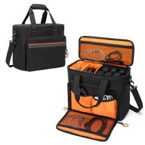 Estojo de transporte para microfone sem fio PGmoon 6 slots com acolchoamento
