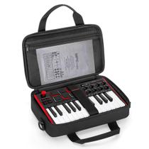 Estojo de transporte PGmoon para Akai MPK Mini MK3 de 25 teclas Estojo de transporte PGmoon para Akai MPK Mini MK3 de 25 teclas