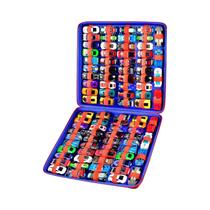 Estojo De Transporte Portátil Com 88 Compartimentos Para Carros De Brinquedo Matchbox E Modelos Em
