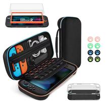 Estojo de Transporte Qumusaa Switch 2 Hard Shell com 20 Slots