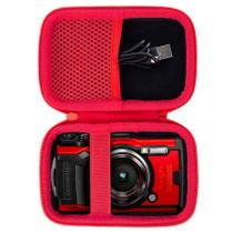 Estojo de transporte rígido para OLYMPUS Tough TG-6/OM System TG-7 Estojo de transporte rígido para OLYMPUS Tough TG-6/OM System TG-7