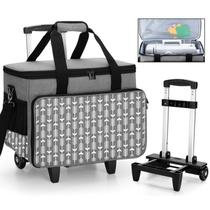 Estojo de transporte rolante Yarwo Trolley Tote para máquina de costura