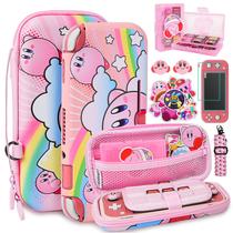 Estojo de Transporte TikoDirect para Nintendo Switch Lite - Rosa Arco-Íris