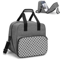 Estojo de transporte Yarwo Serger Machine com placa de madeira 38x31x35cm