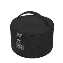 Estojo de viagem Adolfo Design para perucas, nylon acolchoado preto Estojo de viagem Adolfo Design para perucas, nylon acolchoado preto