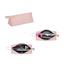 Estojo de viagem Buwico PU Leather para Dyson Airwrap/Styler Pink