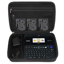 Estojo de viagem de armazenamento Aproca para Brother P-Touch PTD600 preto