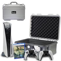 Estojo de viagem Luck&Link Hard Shell para PlayStation 5 preto