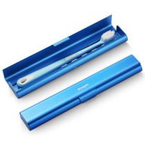 Estojo de viagem para escova de dentes Oralphi Aluminium Alloy Blue Estojo de viagem para escova de dentes Oralphi Aluminium Alloy Blue