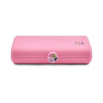 Estojo de viagem para maquiagem Caboodles Take It com espelho rosa