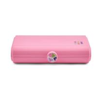 Estojo de viagem para maquiagem Caboodles Take It com espelho rosa