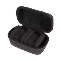 Estojo De Viagem Para Relógios Em Nylon Preto Com 5 Compartimentos, Organizador Protetor Com