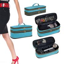 Estojo de viagem para secador de cabelo UOZL Dual-Layer Green