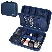 Estojo de viagem rígido para máquinas de cortar cabelo Boobowl Blue