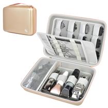 Estojo de viagem rígido para máquinas de cortar cabelo Boobowl Gold Organizer