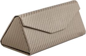 Estojo dobrável para óculos de viagem triangular dobrável para armazenamento de óculos