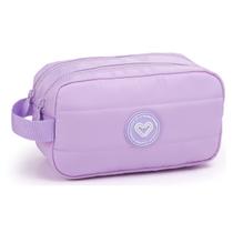 Estojo Duplo 100 Pens Organizador Feminino Juvenil Escolar