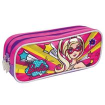 Estojo Duplo Barbie Super Princesa Infantil Porta Lápis