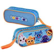 Estojo Duplo Bolofofos Infantil Escolar - Lançamento Clio