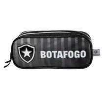 Estojo Duplo Botafogo Infantil Escolar Meninos Oficial Jogo Cor:Preto
