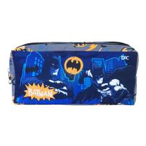 Estojo Duplo c/ 2 Zíperes em Tecido DAC Batman Estojo Duplo c/ 2 Zíperes em Tecido DAC Batman
