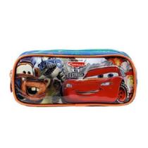 Estojo Duplo Escolar Carros na Estrada Macqueen Mater Disney Estojo Duplo Escolar Carros na Estrada Macqueen Mater Disney