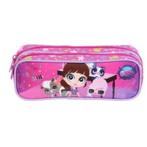 Estojo Duplo Escolar DMW 48754 Littles Pet Shop