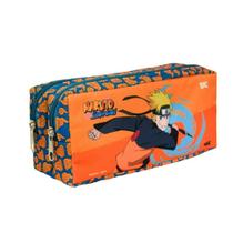 Estojo Duplo Escolar Do Naruto Fechamento Em Ziper Marca DAC Excelente Acabamento