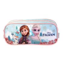 Estojo Duplo Escolar Frozen X Lançamento Coleção 2026 Xeryus ref 14746