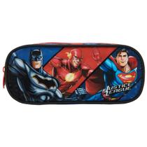 Estojo Duplo Escolar Liga Da Justiça 13525 - XERYUS