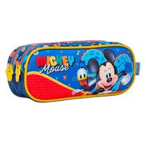 Estojo Duplo Escolar Mickey Mouse Disney Escolar Infantil Xeryus 13286 Estojo Duplo Escolar Mickey Mouse Disney Escolar Infantil Xeryus 13286