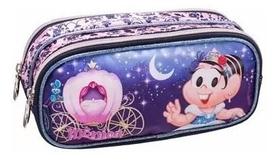 Estojo Duplo Escolar Mônica Infantil Princesa Cinderela Estojo Duplo Escolar Mônica Infantil Princesa Cinderela