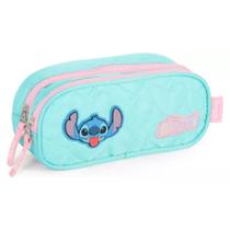 Estojo Duplo Escolar Stitch Disney Classics - Luxcel