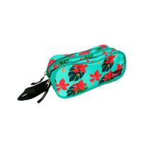 Estojo Duplo Feminino ul Flores Material Escolar Juvenil