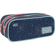 Estojo Duplo Gde Academie Dots Tilibra