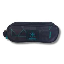 Estojo Duplo Impermeável Reforçado Zíper Rabisk Vibes Verde