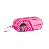 Estojo Duplo Infantil Luluca Escolar Meninas Pandinha