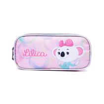 Estojo Duplo Infantil Meninas Amplo Escolar Lilica Ripilica