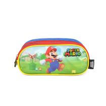 Estojo Duplo Infantil Super Mário Luxcel