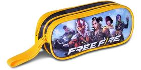 Estojo Duplo Jogo Free Fire Lapis Escolar 2 Divisórias Espaçoso Estojo Duplo Jogo Free Fire Lapis Escolar 2 Divisórias Espaçoso