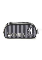 Estojo Duplo Juvenil Escolar Wandinha Addams ET47267 Estojo Duplo Juvenil Escolar Wandinha Addams ET47267