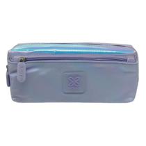 Estojo Duplo Lilás Modelo 8 Juvenil Escolar Feminino Xeryus