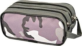 Estojo Duplo Lona Camuflado Sortido