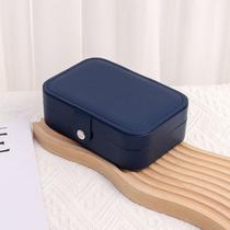 Estojo Duplo Maleta Porta Joias Veludo Organizador Viagem Médio Caixa Estojo Duplo Maleta Porta Joias Veludo Organizador Viagem Médio Caixa