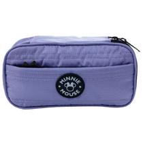 Estojo Duplo Matelasse Lilas - Disney Minnie XERYUS IMPORTACAO E Estojo Duplo Matelasse Lilas - Disney Minnie XERYUS IMPORTACAO E